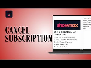 How To Cancel Showmax Subscription