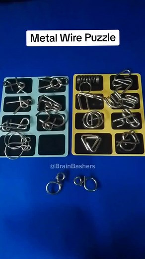 Classic Challenging Metal Wire Puzzle #2 #toy #brainteaser #puzzle #metalwirepuzzle #game #puzzletime #puzzlelover