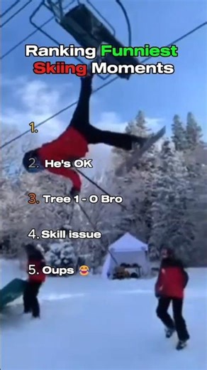Ranking Funniest Skiing Moments ⛷️🚀😂