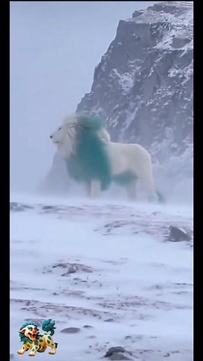 གངས་སེང༼Snow loin༽ The snow lion is a celestial animal and important symbol in Tibetan culture, representing fearlessness, unconditional cheerfulness, and the snow mountains of Tibet. It appears on the Tibetan flag and in various aspects of Tibetan Buddhist art and symbolism. | Tibetan Videos