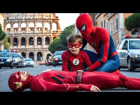 🕸️ Unexpected Team-Up: Flash and What Happened to Spider-Man 🕷️ | ⚡ AI Superhero Short Film