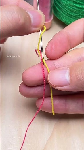 Grandma taught me this trick! How to Thread a Needle Easily!