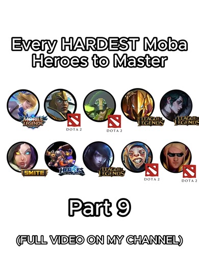 Mastering the Most Challenging MOBA Heroes - Part 9
