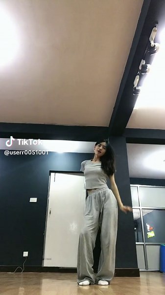 Dynamic Dance Routine in a Studio Setting