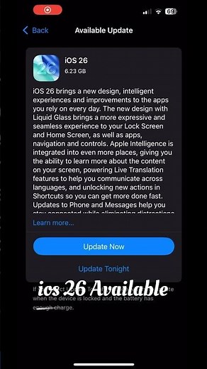 🚨 iOS 26 Update Rollout Begins! | What’s New & Hidden Features 😱📱