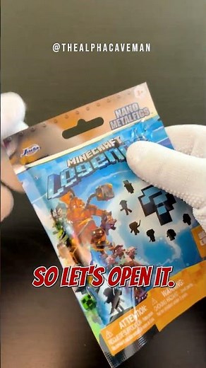 MINECRAFT LEGENDS NANO METALFIGS MYSTERY BAG OPENING