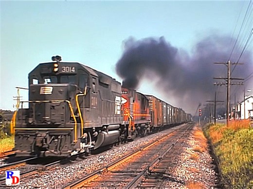 44K views · 2.4K reactions | Ex Penn Central power is dominant, but a former Lehigh Valley RS11, smoking like crazy, is also seen on the rails of the Reading Railroad in the Allentown area. From the JPM show "Conrail’s Kaleidoscope Years, Volume 1" https://rfd.video/CRKaleidoscope1 | Railfan Depot | Facebook