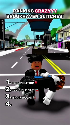 MORE CRAZYY BROOKHAVEN GLITCHES! 🚗 #roblox #brookhaven