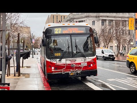 ⁴ᴷ⁶⁰ Loud Announcement! SF MUNI 2022 BYD K9MD #5006 on 27 Bryant