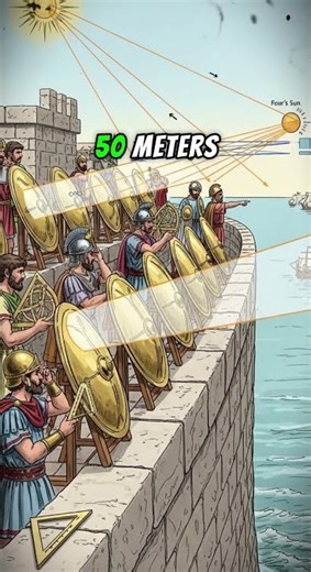 Did Archimedes Use a Sunlight Mirror Weapon Against Roman Ships? ☀️⚔️