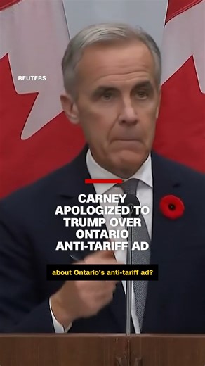 180K views · 1.7K reactions | Canadian Prime Minister Mark Carney says he apologized to Donald Trump for a political advertisement that angered the US president so much he terminated trade talks with Canada. | CNN | Facebook