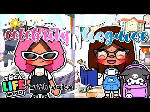 Celebrity In Disguise 📸🏫💖 || *WITH VOICE* 📢 || Toca Boca Roleplay || Voiced Roleplay