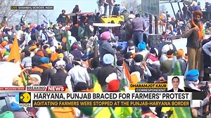 Tear gas fired at farmer protestors at Shambhu Border The farm protests resumed today after talks with the Government did not reach a conclusion Shivan Chanana talks to WION's Dharamjot Kaur for updates Watch more on wionews.com/videos #FarmerProtests #FarmProtests | WION | Facebook