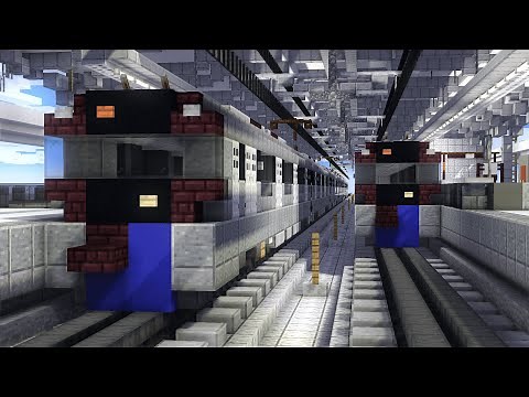 Minecraft MRT Jakarta Indonesia Train Animation