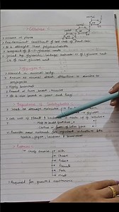 Importance of Carbohydrates/ Biomolecules class 12 chemistry handwritten notes