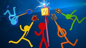 Note Block Staff: Stick Figures Play Lucky Harmony