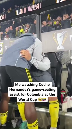 What a moment for former ‪@ColumbusCrew‬ Champion Cucho Hernandez with Colombia at the World Cup 🇨🇴