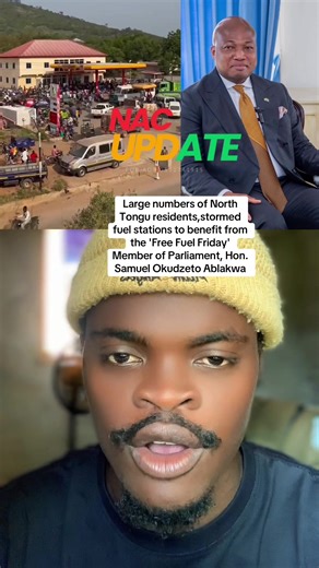 North Tongu Residents Storm Fuel Stations for Free Fuel