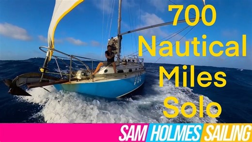 56K views · 911 reactions | 7 Days Alone at Sea: Sailing Across the Bahamas & Gulf Stream ⛵ | Sam Holmes Sailing | Facebook