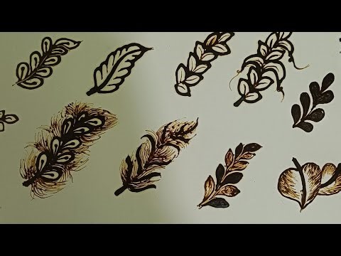 Mehndi ÃRT HØMÊ ANWARI is live 🌸simple leafs mehndi designer🌸#mehndi#henna#youtubevideo#viralvideo