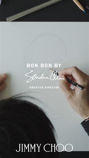 5K views · 217 reactions | How do you design an Icon? #JimmyChoo creative director Sandra Choi lovingly sketches every piece that bears our name. Watch the Crystal Bon Bon come to life. https://www.jimmychoo.com/en/collections/the-icons/ | JIMMY CHOO | Facebook