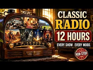 Non-Stop Old Time Radio | Restored OTR Marathon DARK SCREEN