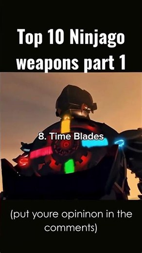 Top 10 Ninjago weapons part 1