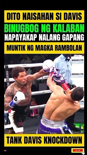TANK DAVIS-ROLLY ROMERO! KNOCKDOWN DITO SI TANK DAVIS! BAGSAK!