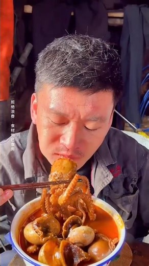 Spicy KFC Chicken & Giant Octopus Mukbang 🔥🐙 | ASMR Eating #asmr #challenge #koreanfoods