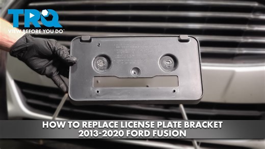 How to Replace License Plate Bracket 2013-2020 Ford Fusion