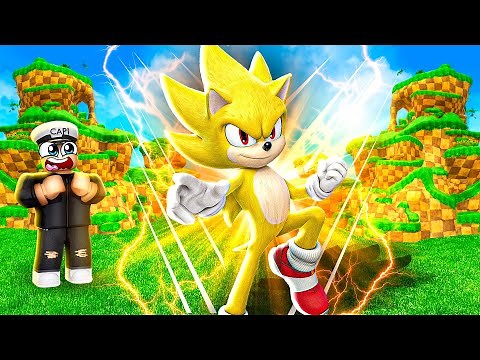 I Become SUPER SONIC in SONIC SPEED SIMULATOR