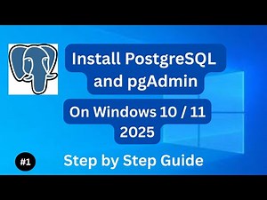 how to download and install PostgreSQL and pgAdmin - PostgreSQL Tutorial #1