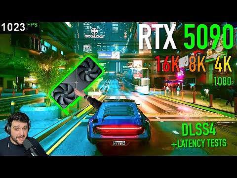 The RTX 5090 in Cyberpunk 2077 - DLSS4 - 4K, 8K, 16K !!!