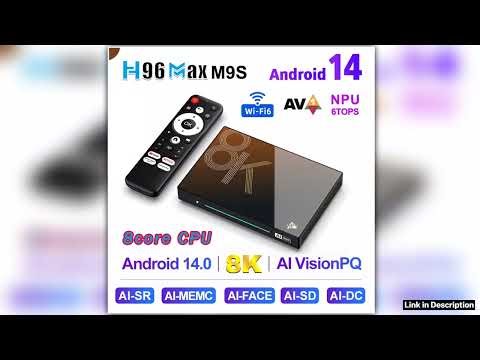 B H96 MAX M9S Rockchip RK3576 AI Android Android14 TV BOX 8 Core CPU AIMENC 8K AHD Video Decoding 1