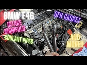 DIY (POV) BMW E46 330i (M50/M52/M54) Heater Inlet & Outlet Pipes, CCV, OFH Repair, AND MORE!