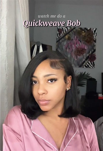 Bob Season: Quickweave Hair Tutorial