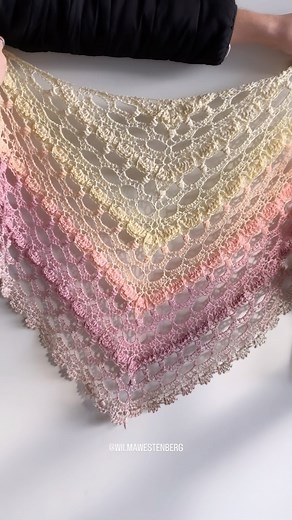 51K views · 611 reactions | Enchanting Eva Shawl, a new free pattern...