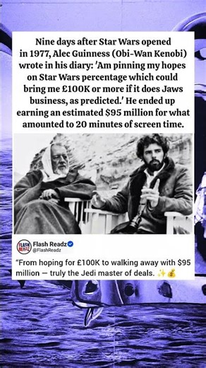 Alec Guinness: The Smartest Deal in Star Wars History ✨💰