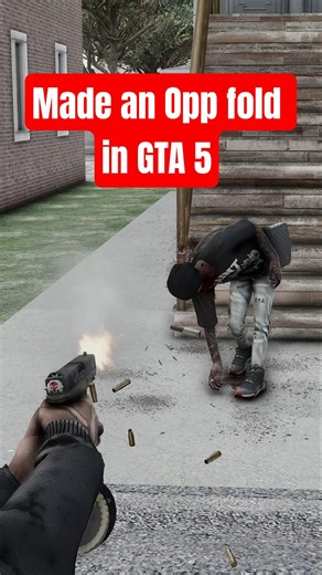 Made an Opp fold in GTA 5 #gta5 #storymode #opps #hood #oblock #ragdoll #fivem #gtarp #share #fyp