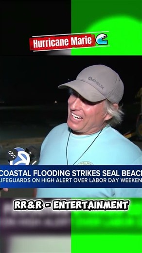 Hurricane Marie Sends Huge Waves Into Seal Beach! 🌊