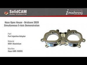SolidCAM's Simultaneous 5-Axis Milling on a Haas UMC-500SS