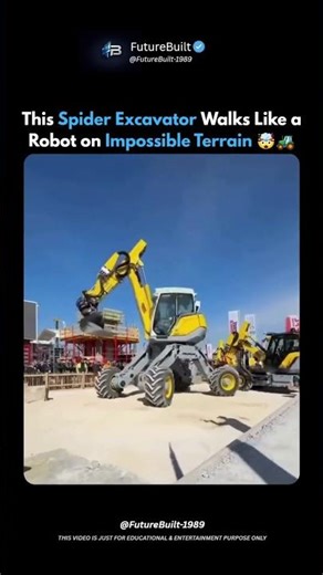 Menzi Muck M545: 16-Ton Walking Excavator Conquers 85° Slopes + 2.5m Water! 🤯🚜