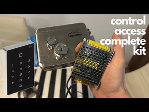 Access Control System, 12V power supply, lock, keypad + led