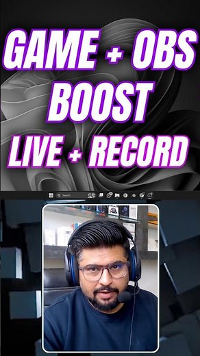 OBS + Game Boost 🚀 No Lag Stream #shorts