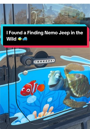 Spotted a Finding Nemo Jeep on the Road 🐠🚗 Disney Car Goals #FindingNemo #DisneyCars #DisneyFans #CarSpotting #Nemo 🐠