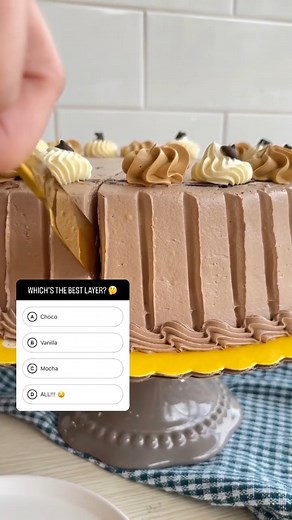 Are you team choco, vanilla or mocha? No need to choose because you can get them all in #GoldilocksPH Triple Delight Cake! Kaya order na at gawing triple ang fun ng celebration! Order na via 👇 🔍goldilocksdelivery.ph 📞 8888-1-999 🛵 GrabFood: bit.ly/goldigrab 📲 foodpanda: bit.ly/goldifp | Goldilocks