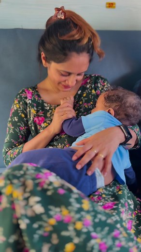 Breastfeeding in train 🙏😘 Normalize breastfeeding in public and while traveling 🙏 it’s our baby needs and rights 🙏🙏🙏 …… We know here also many people will come and spread negativity . One thing all of u have to remember ‘’ Mother’s breast milk is the nectar that your mother first gave you to sustain your life, step to respect it. Make the breastfeeding mother comfortable without suffocating her with your staring eyes.🙏🙏🙏🙏😍 #meethmiri #reelsvideo | Meeth and Miri