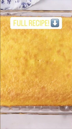 Lemon Poke Cake 🍋🍰 FULL RECIPE