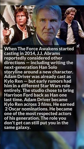 Adam Driver Almost Played Han Solo Before Kylo Ren