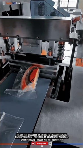 Innovation Cheese Packaging: Vacuum Sealing, Long Shelf Life, Automated Freshness #tech
